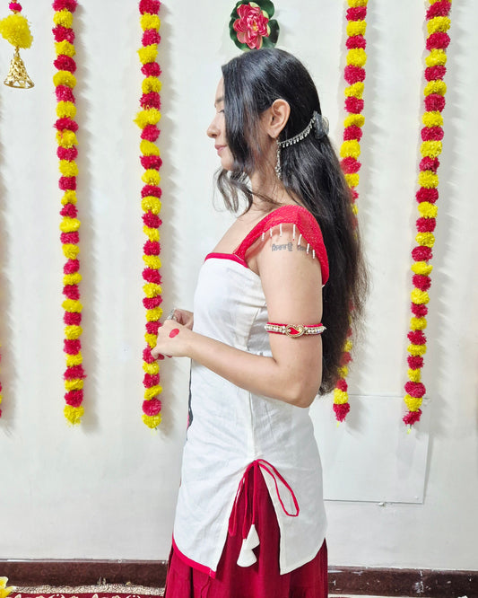 DEVI Handpainted Cotton Kurti